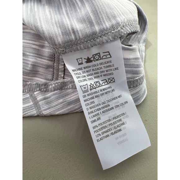 Zuda Spacedye Knit Tank with Seaming Detail Womens 3X Gray Polyester Blend NEW - Picture 7 of 8